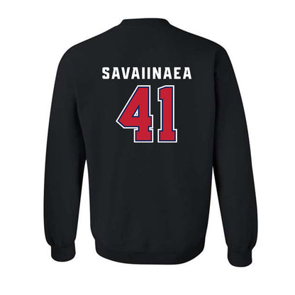 Arizona - NCAA Football : Julian Savaiinaea - Sports Shersey Crewneck Sweatshirt-1
