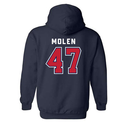 Arizona - NCAA Football : Broden Molen - Sports Shersey Hooded Sweatshirt-1