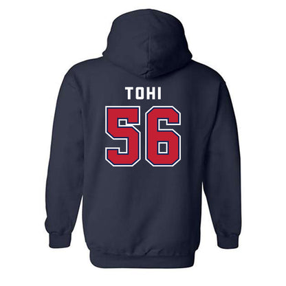 Arizona - NCAA Football : Sione Tohi - Sports Shersey Hooded Sweatshirt-1