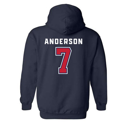 Arizona - NCAA Football : Sawyer Anderson - Sports Shersey Hooded Sweatshirt-1