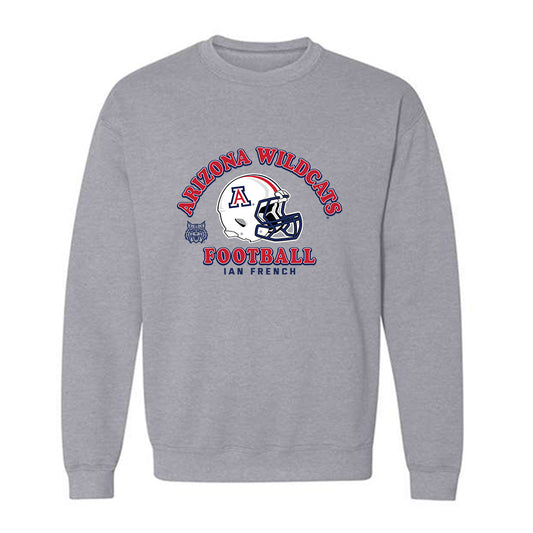 Arizona - NCAA Football : Ian French - Sports Shersey Crewneck Sweatshirt-0