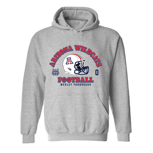 Arizona - NCAA Football : Wesley Yarbrough - Sports Shersey Hooded Sweatshirt-0