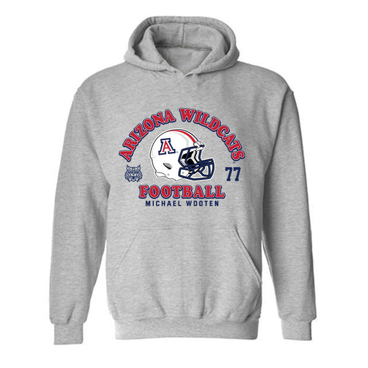 Arizona - NCAA Football : Michael Wooten - Sports Shersey Hooded Sweatshirt-0