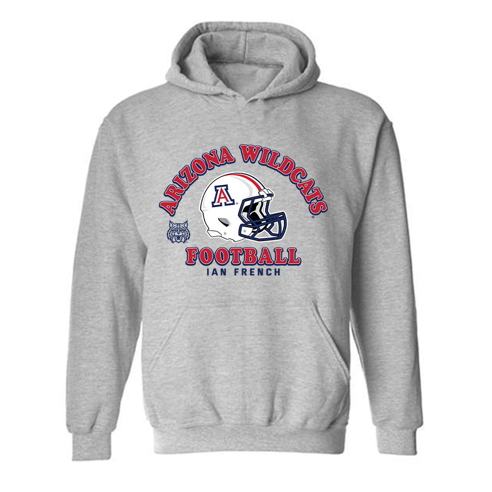 Arizona - NCAA Football : Ian French - Sports Shersey Hooded Sweatshirt-0