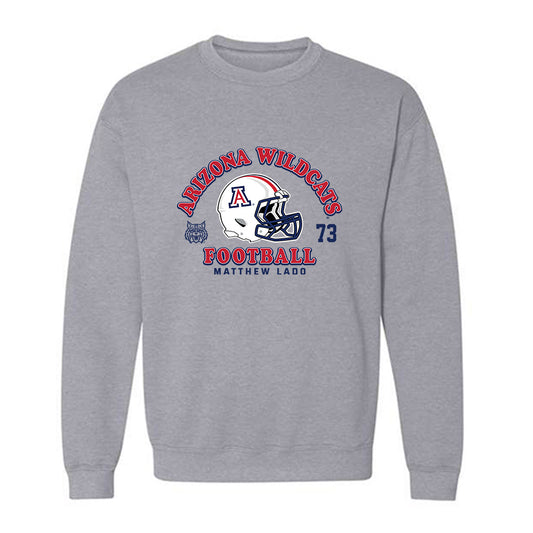 Arizona - NCAA Football : Matthew Lado - Sports Shersey Crewneck Sweatshirt