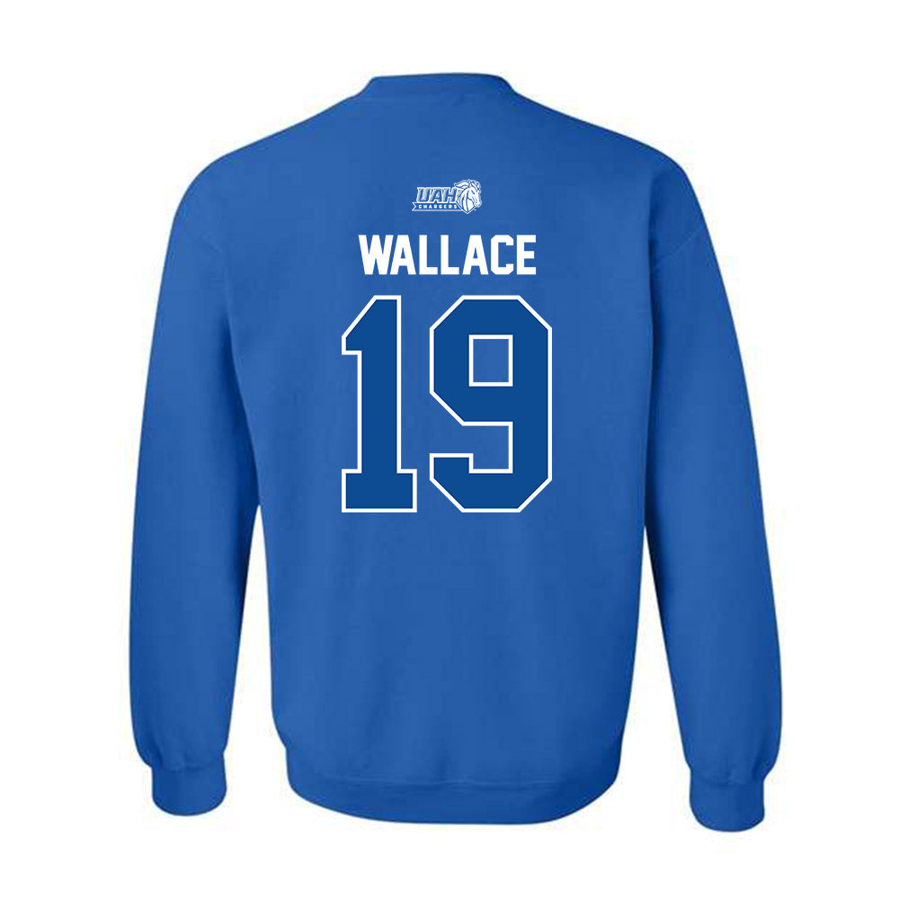 UAH - NCAA Women's Soccer : Anna Kate Wallace - Classic Shersey Crewneck Sweatshirt-1