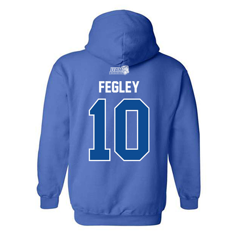 UAH - NCAA Women's Soccer : Taylor Fegley - Classic Shersey Hooded Sweatshirt-1