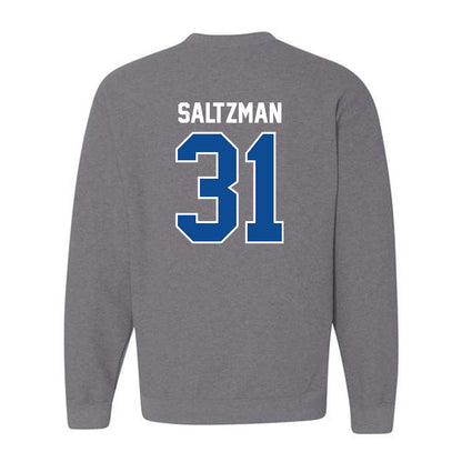 UAH - NCAA Baseball : Blake Saltzman - Classic Shersey Crewneck Sweatshirt-1