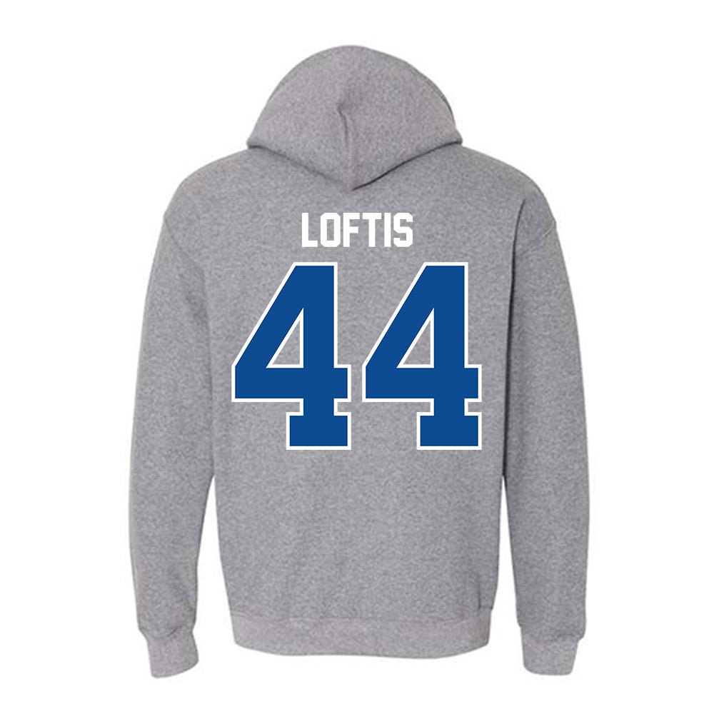 UAH - NCAA Baseball : Cole Loftis - Classic Shersey Hooded Sweatshirt-1