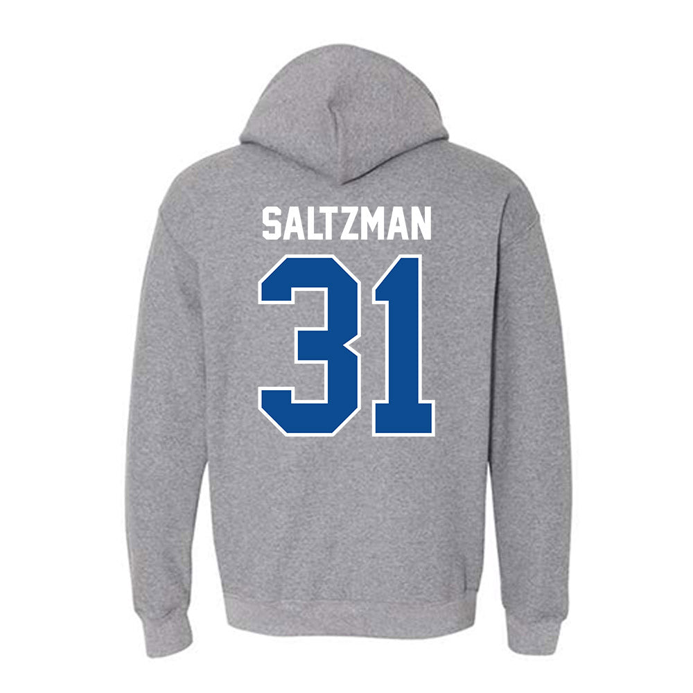 UAH - NCAA Baseball : Blake Saltzman - Classic Shersey Hooded Sweatshirt-1