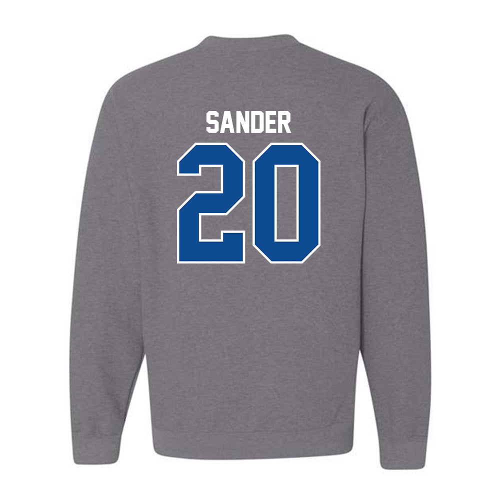 UAH - NCAA Men's Lacrosse : Jake Sander - Classic Shersey Crewneck Sweatshirt-1