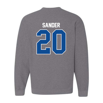 UAH - NCAA Men's Lacrosse : Jake Sander - Classic Shersey Crewneck Sweatshirt-1