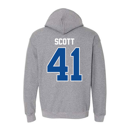 UAH - NCAA Baseball : Memphis Scott - Classic Shersey Hooded Sweatshirt-1
