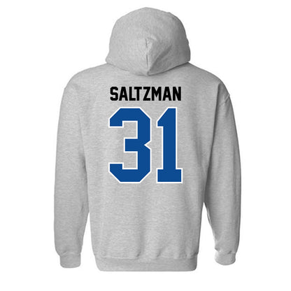 UAH - NCAA Baseball : Blake Saltzman - Classic Shersey Hooded Sweatshirt-1