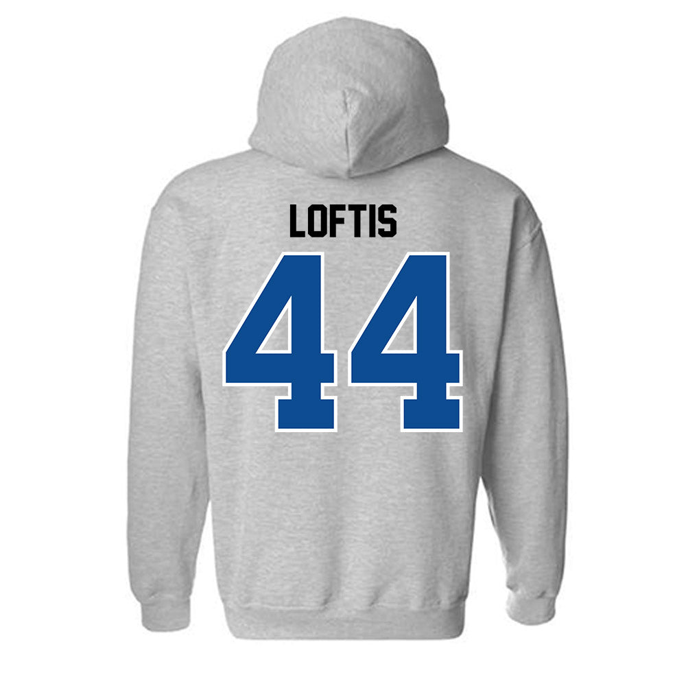 UAH - NCAA Baseball : Cole Loftis - Classic Shersey Hooded Sweatshirt-1