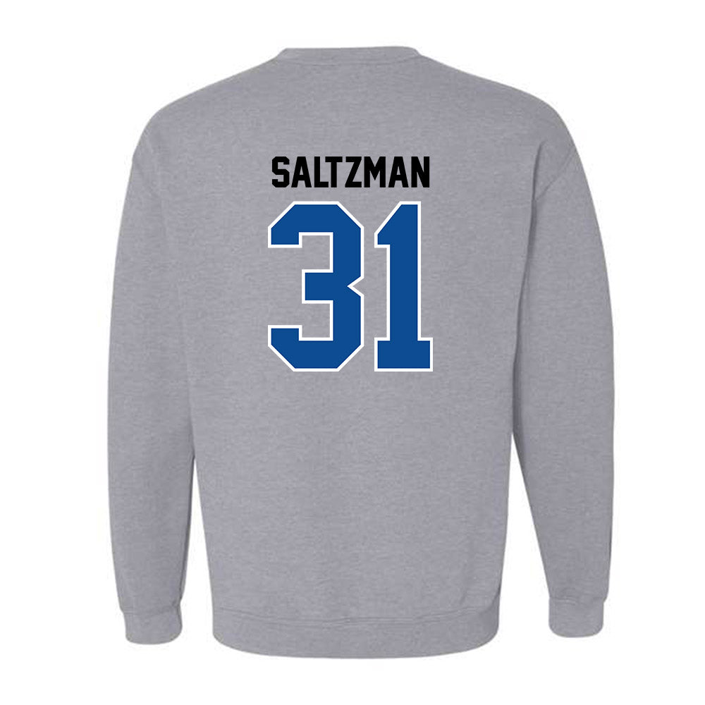 UAH - NCAA Baseball : Blake Saltzman - Classic Shersey Crewneck Sweatshirt-1