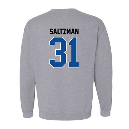 UAH - NCAA Baseball : Blake Saltzman - Classic Shersey Crewneck Sweatshirt-1