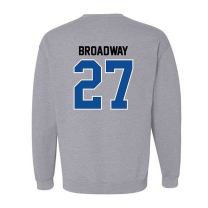 UAH - NCAA Baseball : Landon Broadway - Classic Shersey Crewneck Sweatshirt-1