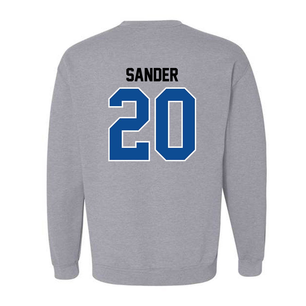 UAH - NCAA Men's Lacrosse : Jake Sander - Classic Shersey Crewneck Sweatshirt-1
