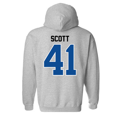 UAH - NCAA Baseball : Memphis Scott - Classic Shersey Hooded Sweatshirt-1