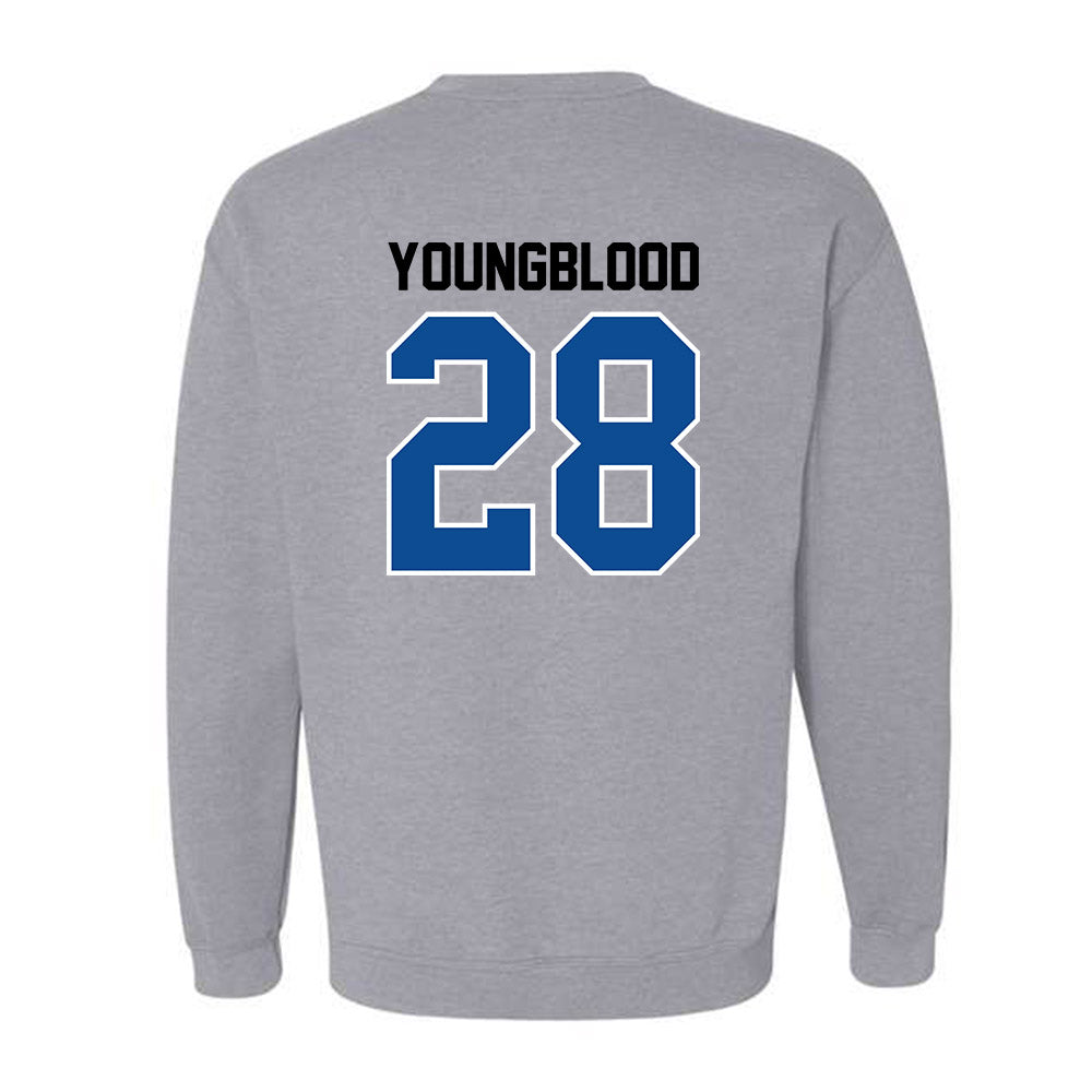 UAH - NCAA Baseball : Nic Youngblood - Classic Shersey Crewneck Sweatshirt-1