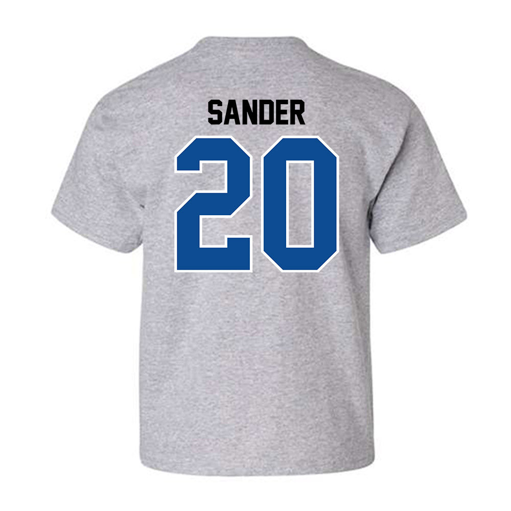UAH - NCAA Men's Lacrosse : Jake Sander - Classic Shersey Youth T-Shirt-1