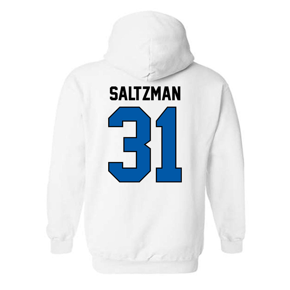 UAH - NCAA Baseball : Blake Saltzman - Classic Shersey Hooded Sweatshirt-1
