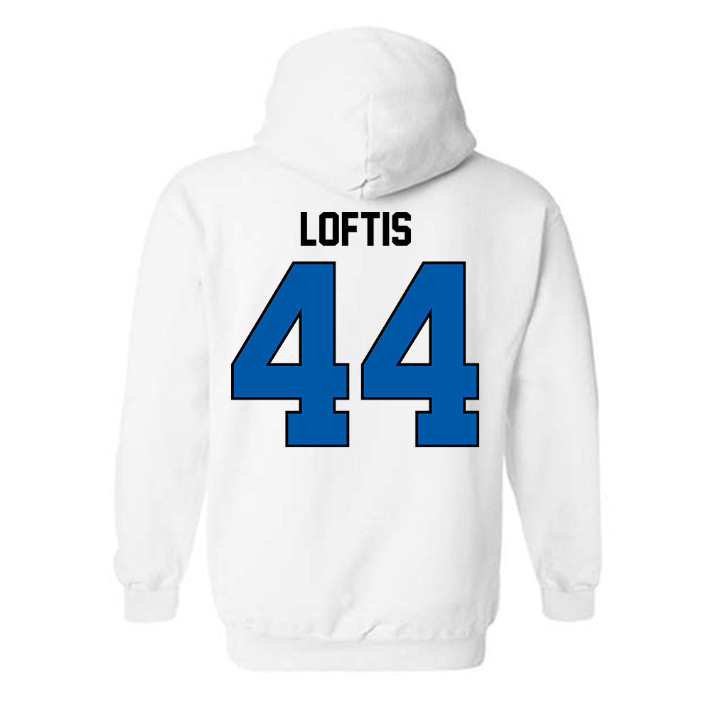 UAH - NCAA Baseball : Cole Loftis - Classic Shersey Hooded Sweatshirt-1