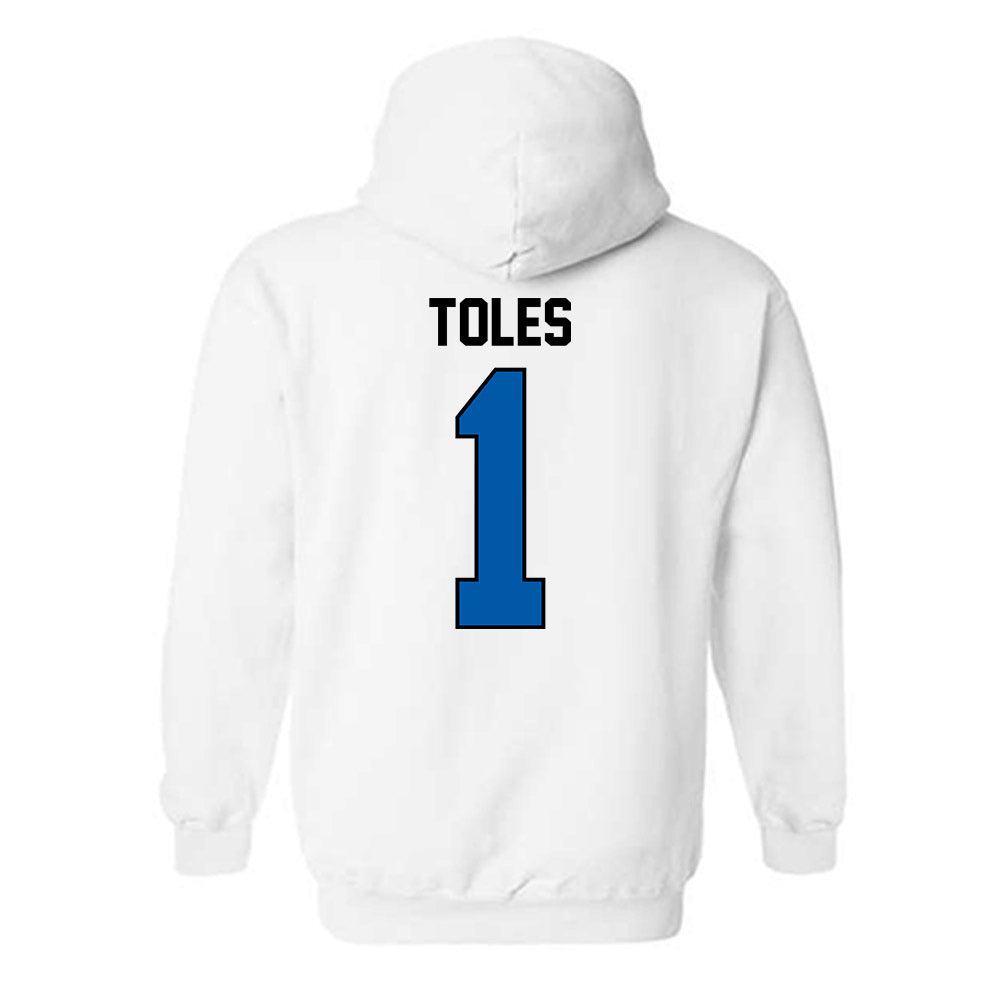 UAH - NCAA Men's Basketball : Quentin Toles - Classic Shersey Hooded Sweatshirt-1