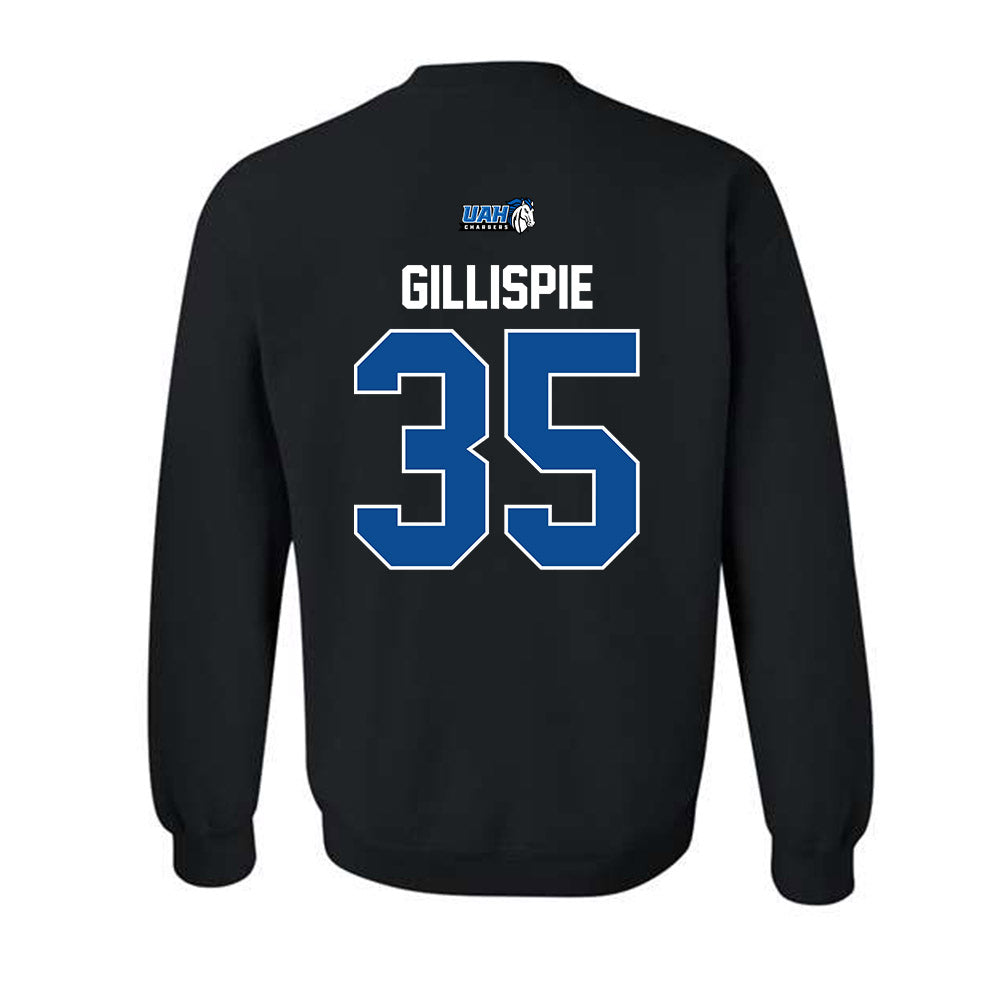 UAH - NCAA Baseball : Brandon Gillispie - Classic Shersey Crewneck Sweatshirt-1