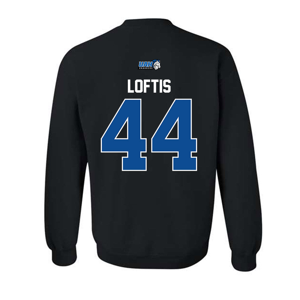 UAH - NCAA Baseball : Cole Loftis - Classic Shersey Crewneck Sweatshirt-1