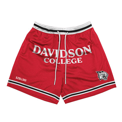 Davidson - NCAA Women's Track & Field : Sofia Szollosi - Red Shorts-0