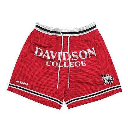 Davidson - NCAA Women's Tennis : Ellie Hammond - Red Shorts-0