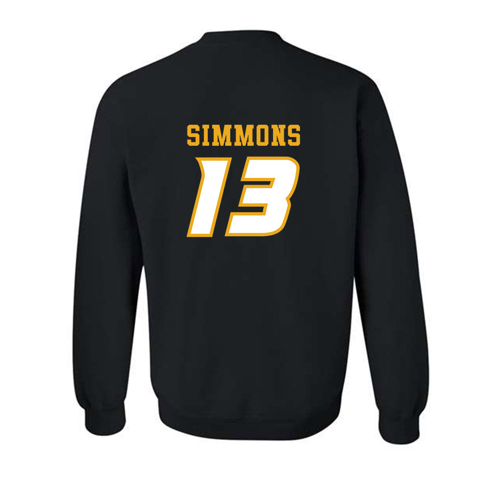 Missouri - NCAA Football : Austin Simmons - STP Black Crewneck Sweatshirt-1