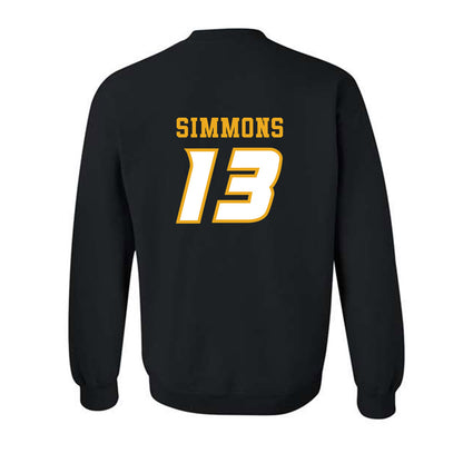 Missouri - NCAA Football : Austin Simmons - STP Black Crewneck Sweatshirt-1