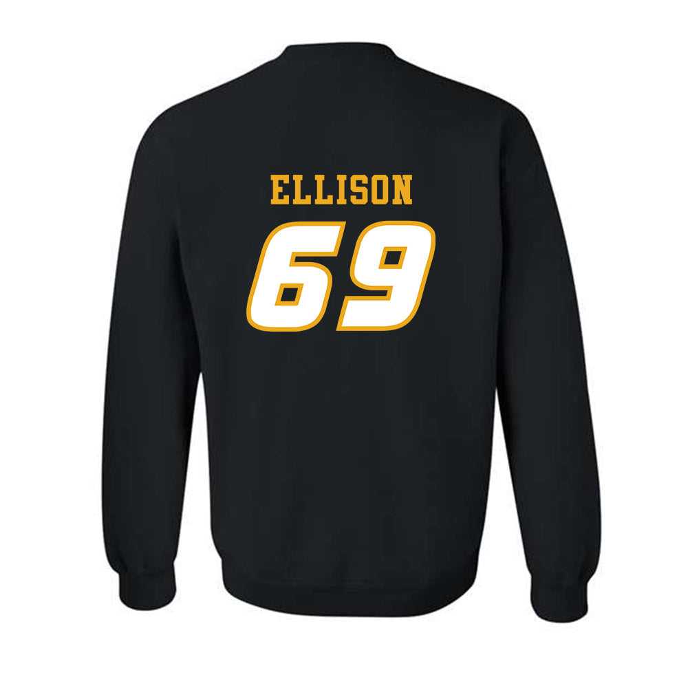 Missouri - NCAA Football : Braylon Ellison - STP Black Crewneck Sweatshirt-1