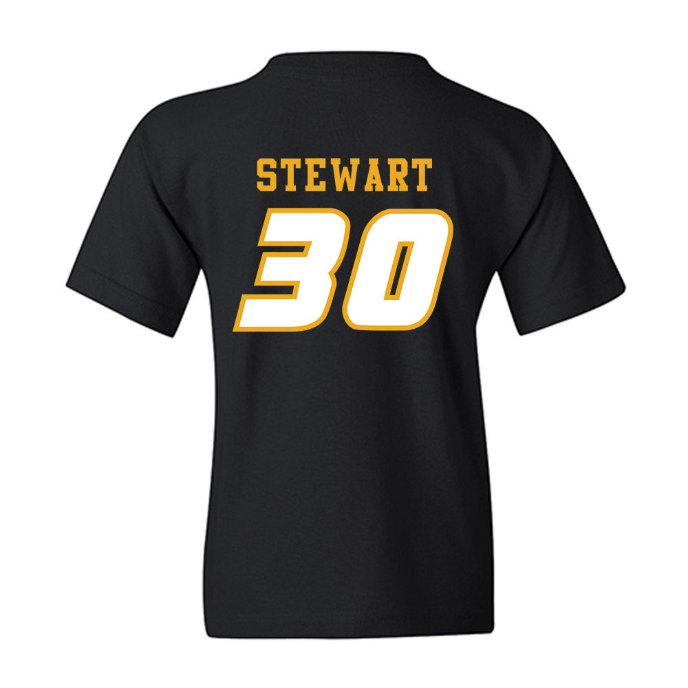Missouri - NCAA Football : Carter Stewart - STP Black Youth T-Shirt-1