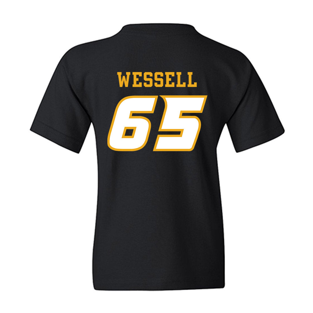 Missouri - NCAA Football : Brysen Wessell - STP Black Youth T-Shirt-1