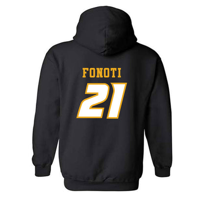 Missouri - NCAA Football : Malae Fonoti - STP Black Hooded Sweatshirt-1