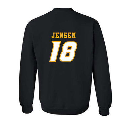 Missouri - NCAA Football : Isaac Jensen - STP Black Crewneck Sweatshirt-1