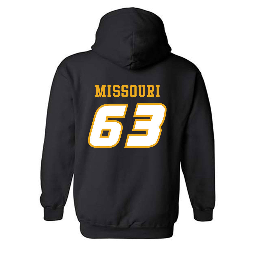 Missouri - NCAA Football : Chace Missouri - STP Black Hooded Sweatshirt-1