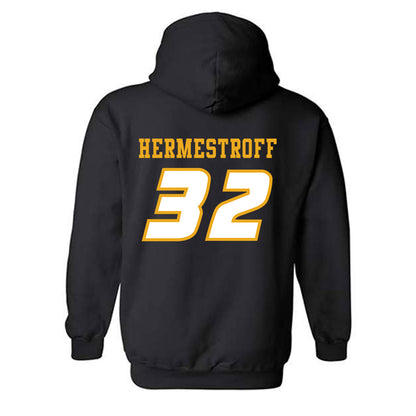 Missouri - NCAA Football : Maddux Hermestroff - STP Black Hooded Sweatshirt-1
