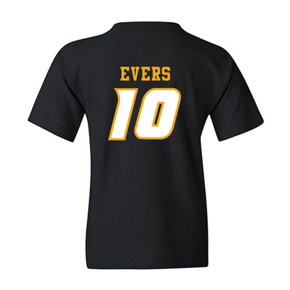Missouri - NCAA Football : Nick Evers - STP Black Youth T-Shirt-1
