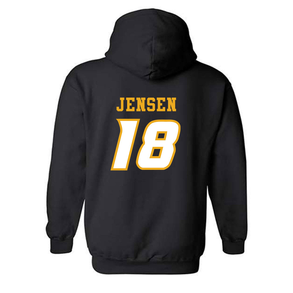 Missouri - NCAA Football : Isaac Jensen - STP Black Hooded Sweatshirt-1