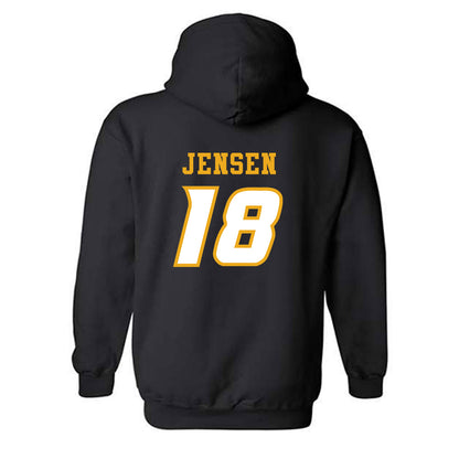 Missouri - NCAA Football : Isaac Jensen - STP Black Hooded Sweatshirt-1