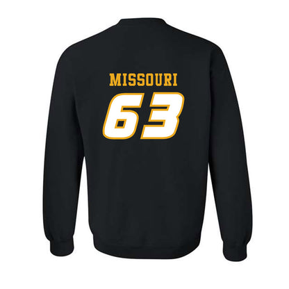Missouri - NCAA Football : Chace Missouri - STP Black Crewneck Sweatshirt-1
