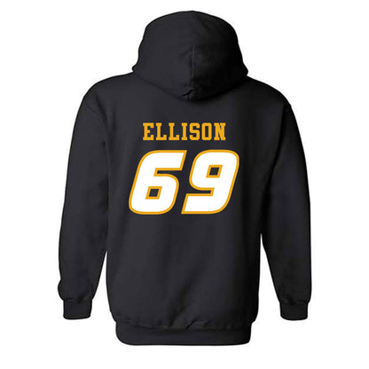Missouri - NCAA Football : Braylon Ellison - STP Black Hooded Sweatshirt-1