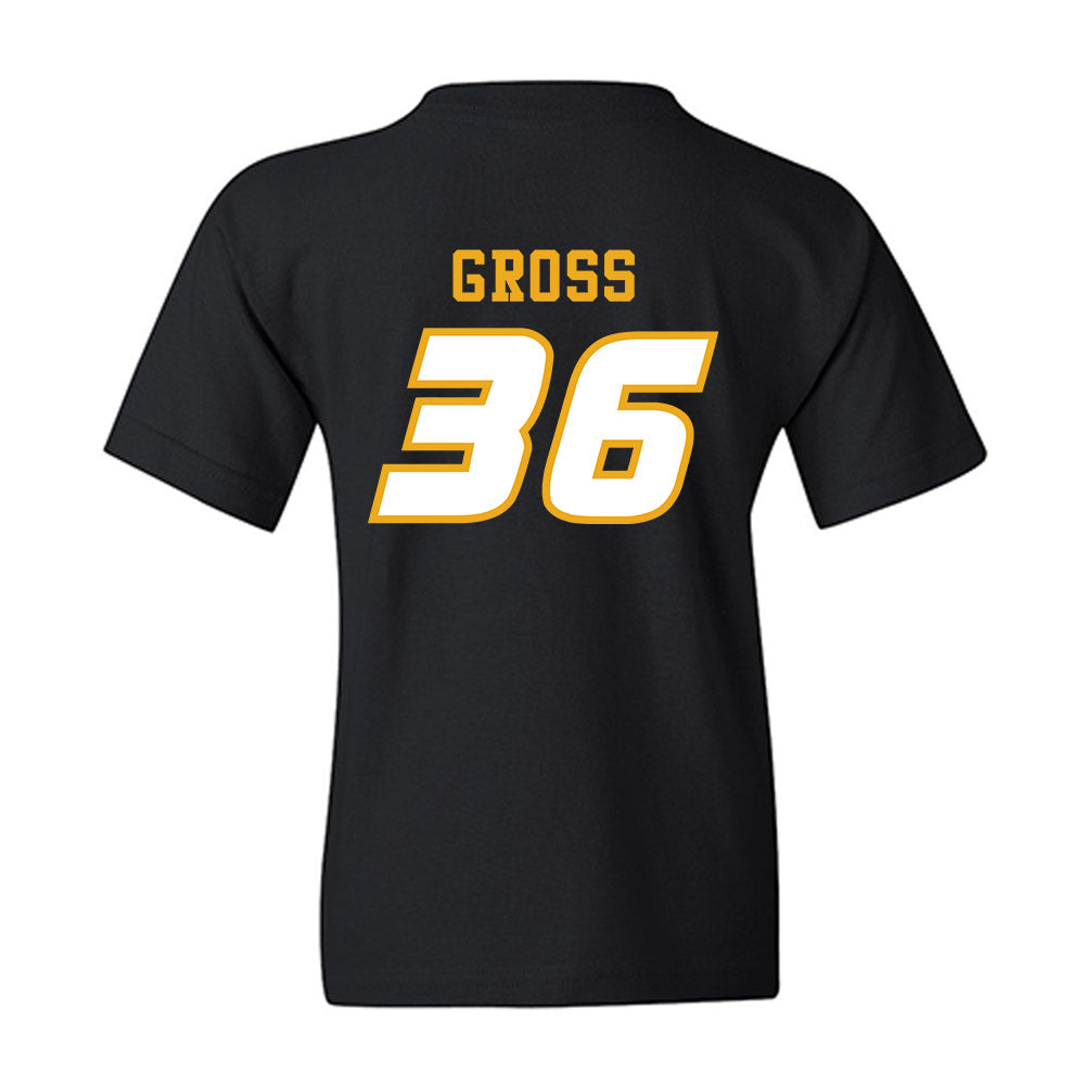 Missouri - NCAA Football : Sean Gross - STP Black Youth T-Shirt-1