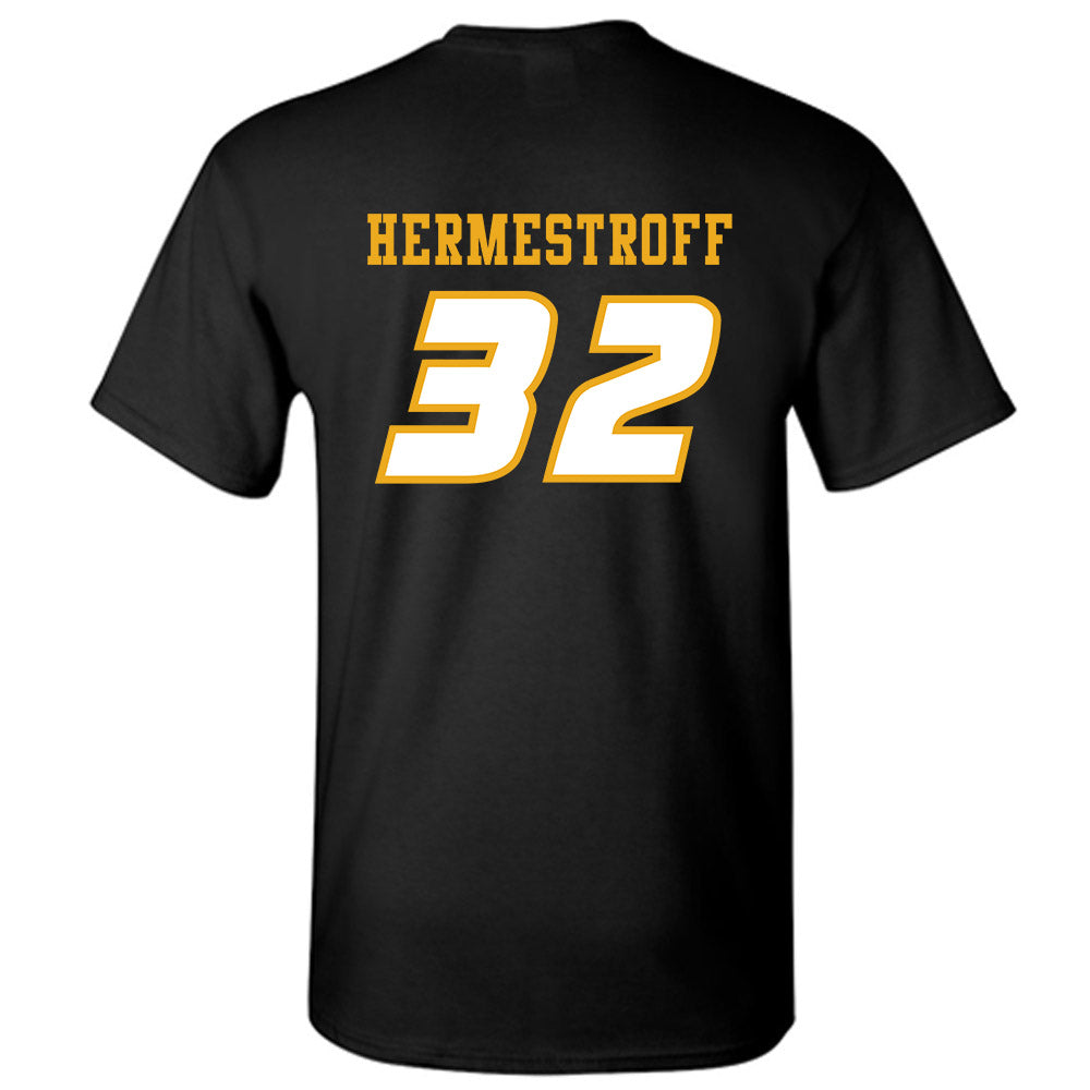Missouri - NCAA Football : Maddux Hermestroff - STP Black T-Shirt-1