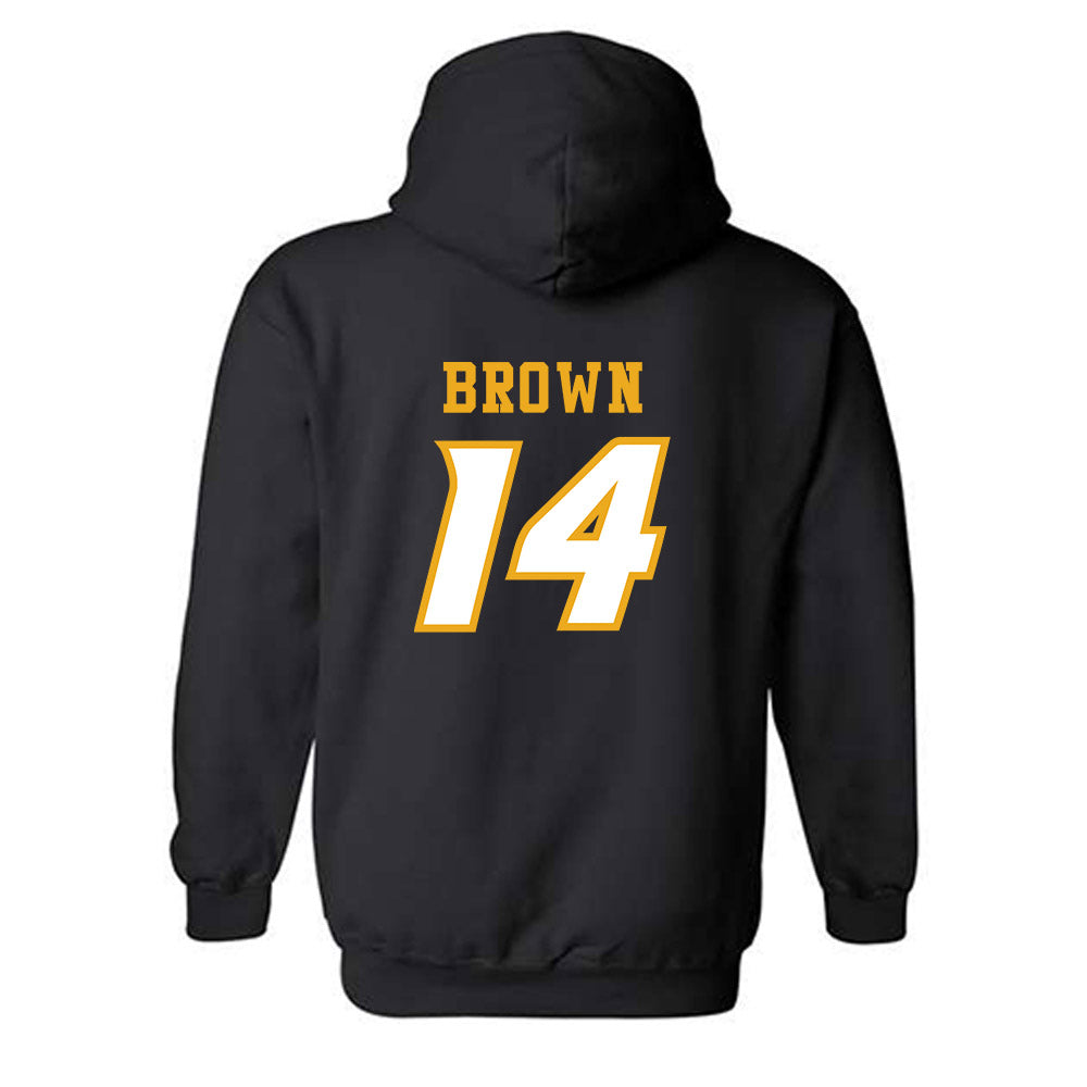 Missouri - NCAA Football : Brett Brown - STP Black Hooded Sweatshirt-1